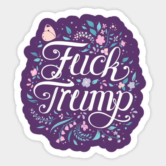 FUCK TRUMP Sticker by Starling